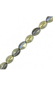 Czech Pinch beads Perlen 5x3mm Crystal golden rainbow 00030/98536